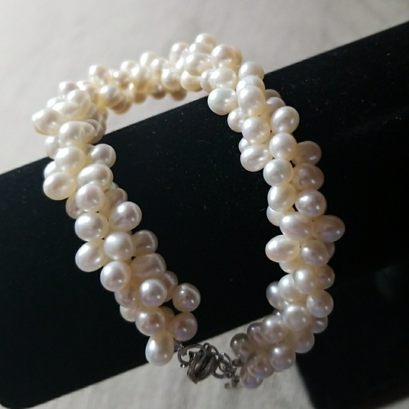 Jewelry - Fresh Water Pearl Sterling Silver Bracelet